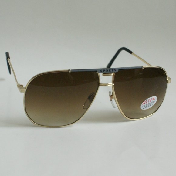NWT TruVintage 80's Navigator Sports aviator gradient smoke classic sunglasses - Picture 1 of 8